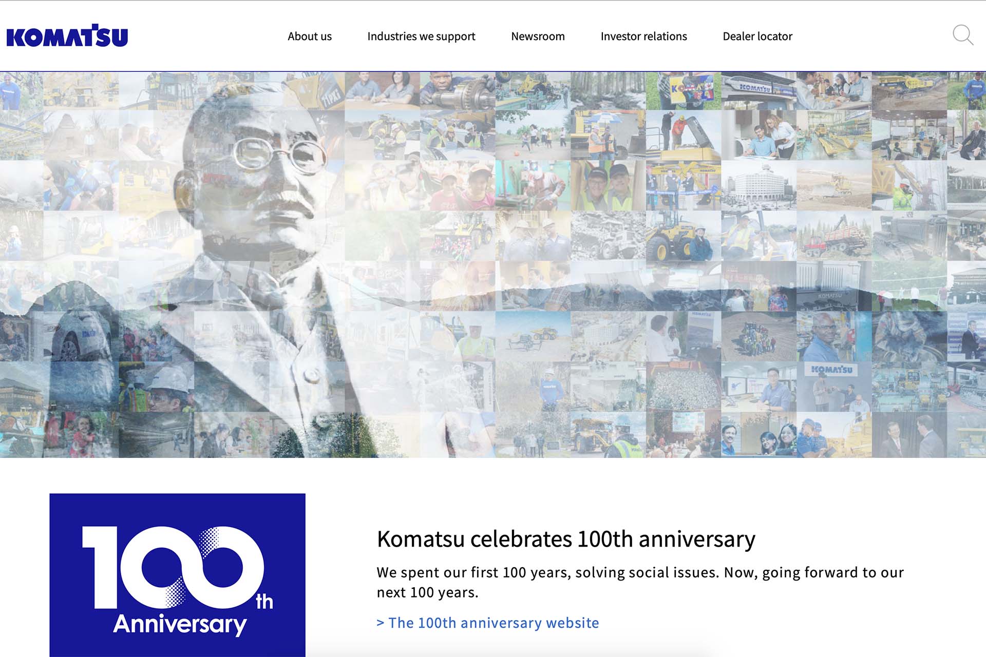Komatsu Web Site www
